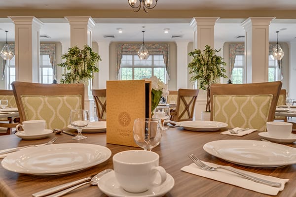 Private Dining at Regency Senior Living